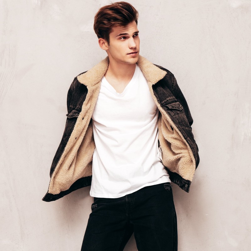 Fur Denim Jacket