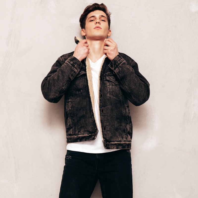 Fur Denim Jacket